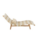 LOUNGER STRIPS WOVEN PLASTIK NATURAL TEAK 170